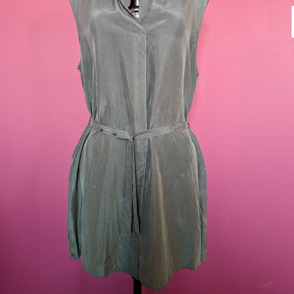 DIESEL Silk Tunic size Medium in Steel Grey - Picture 2 of 11